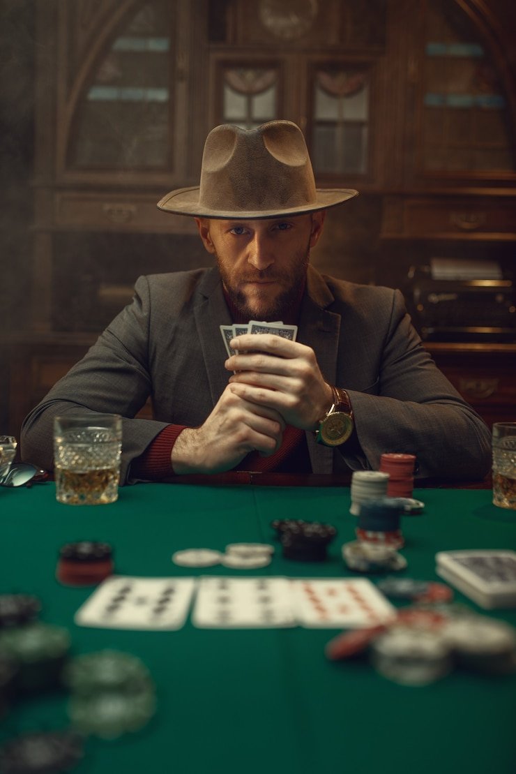 Suasana turnamen casino online live stream dengan pemain pada layar monitor
