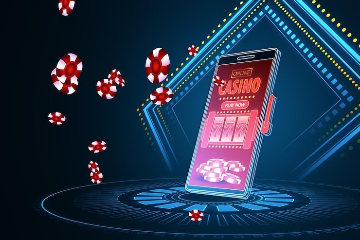 Ilustrasi pengguna memantau batas deposit di smartphone